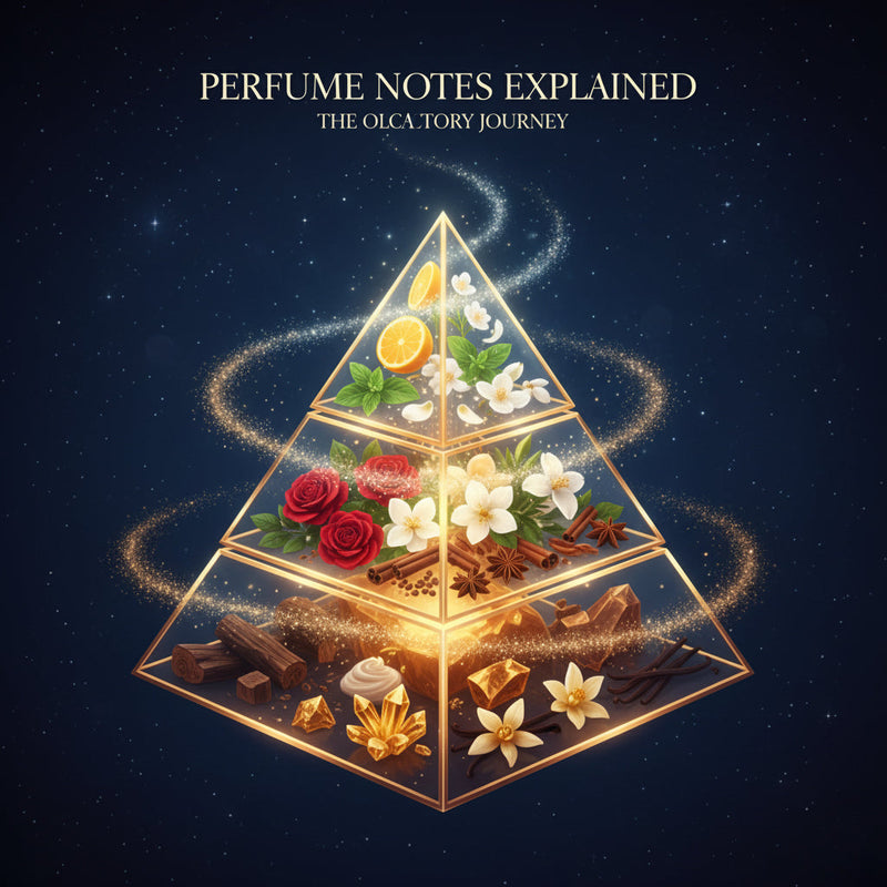 Perfume Notes Explained: The Olfactory Journey of Top, Heart, and Base Notes
